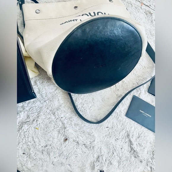 YSL/Saint Laurent Rive Gauche bucket bag w/pochette - Picture 7 of 14